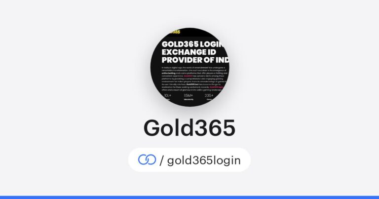 Gold365 Login Guide – Step-by-Step Access Process, Gold365, Gold365 Login